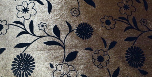 velvet fabric floral