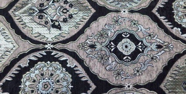 gray damask fabric
