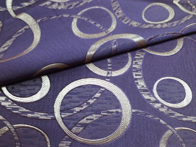 purple curtains