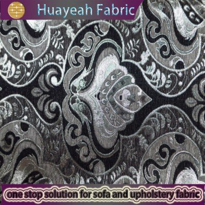 black chenille fabric