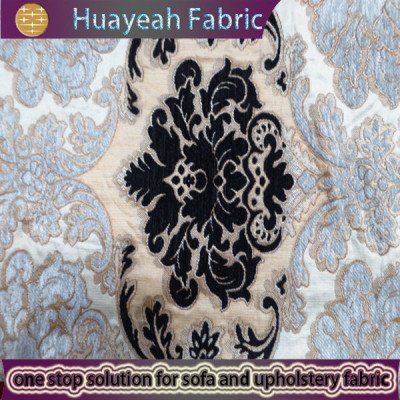 black chenille fabric