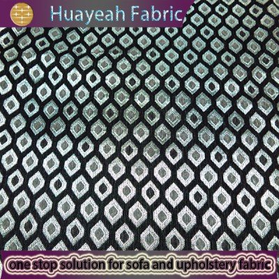 black jacquard fabric