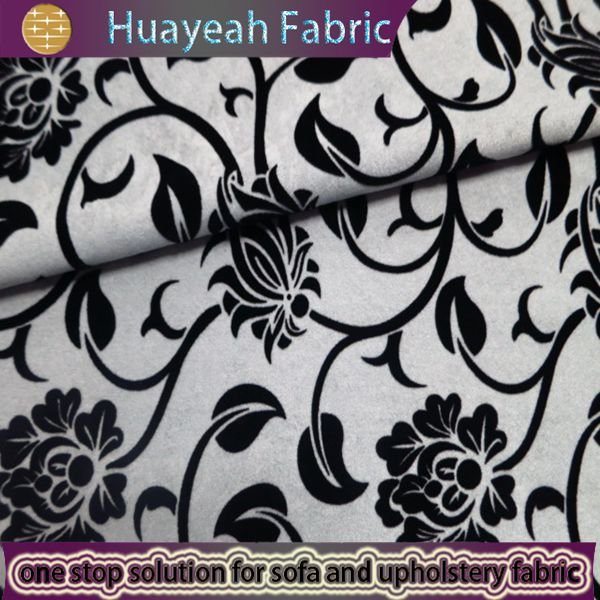 black floral fabrics