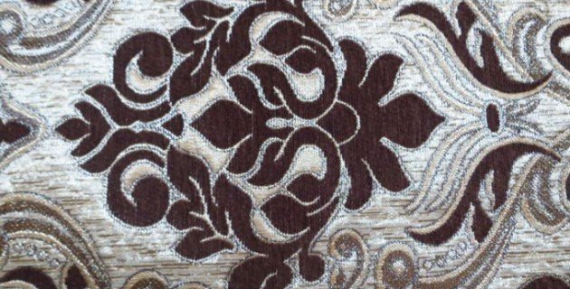 brown chenille fabric