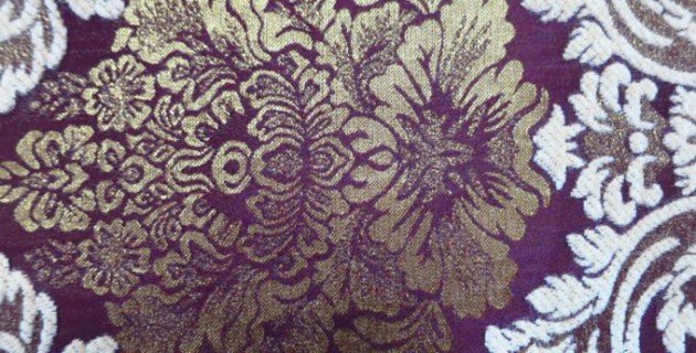 chenille flower fabric