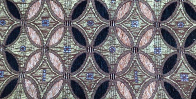 geometric upholstery fabric