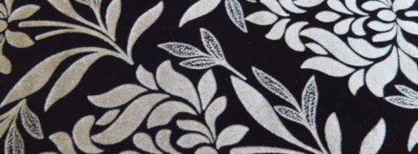 decorative flocked fabric