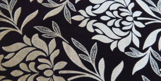 decorative flocked fabric