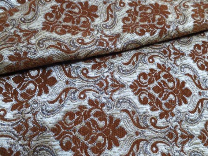 brown chenille fabric