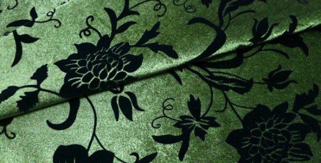 green upholstery fabric
