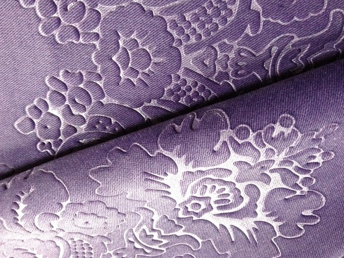 purple velvet fabric