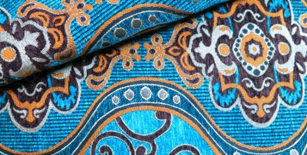 upholstery fabric blue