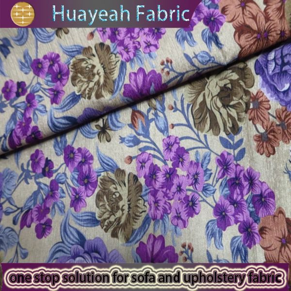 floral chenille upholstery fabric