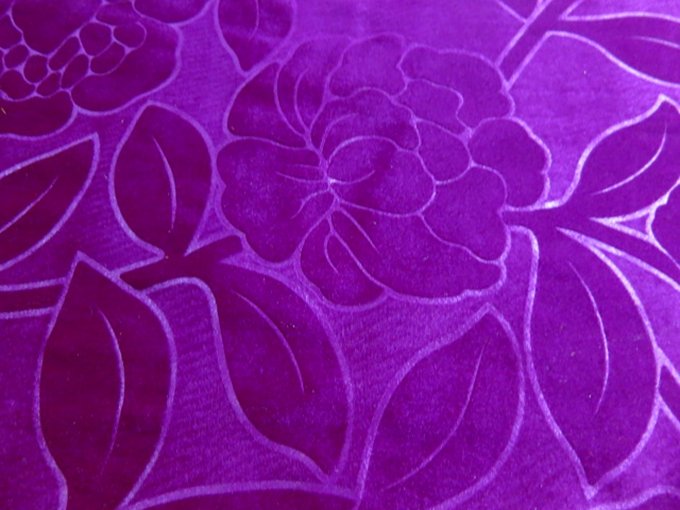 pink velvet fabric
