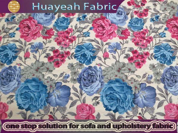 printed chenille fabric