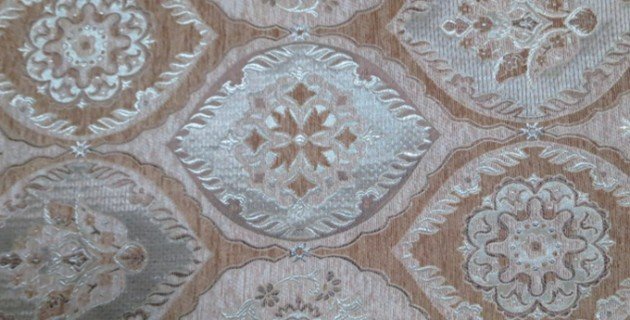 white chenille fabric
