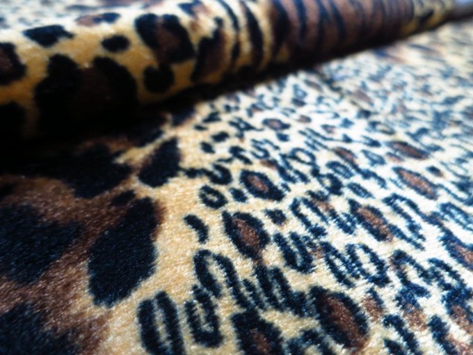 velboa animal print fabric