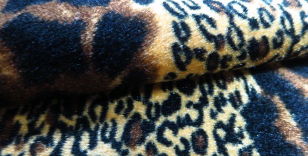 velboa animal print fabric