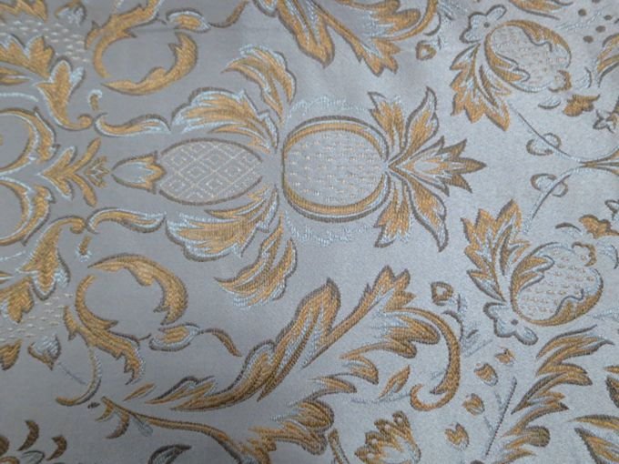 leaf design curtain fabric