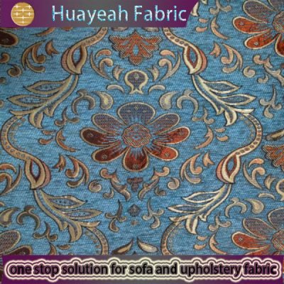 jacquard upholstery flower chenille fabric