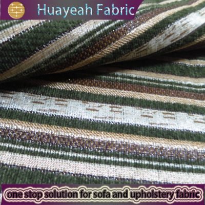 green stripe upholstery fabric