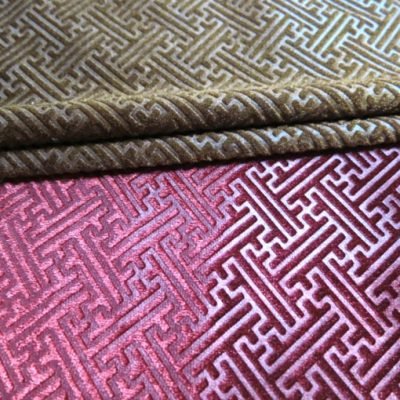 embossed velvet curtain