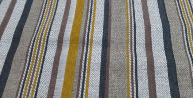 chenille jacquard stripe fabric