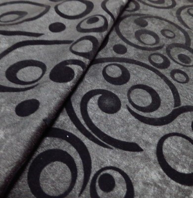 velvet flock furniture fabric