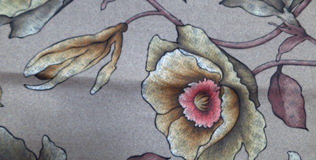 flowers printed fabric