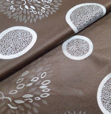 coffee coloured curtain fabric