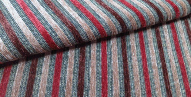 blue stripe upholstery fabric