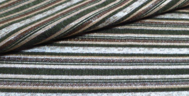 green stripe upholstery fabric