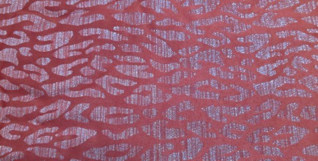 red curtain fabric