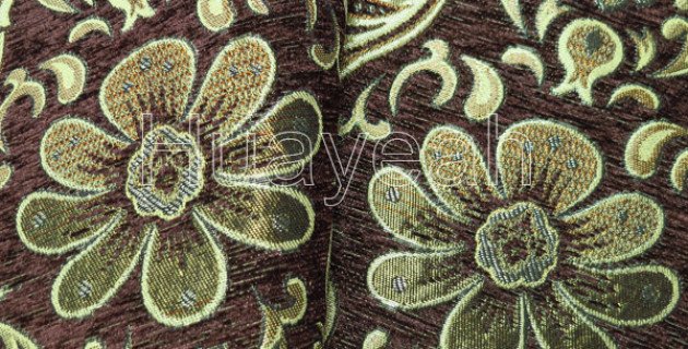 floral jacquard fabric