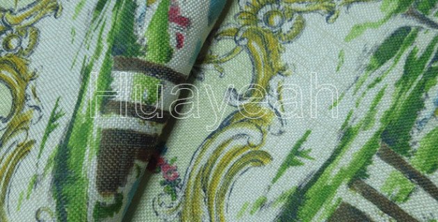vintage upholstery fabric