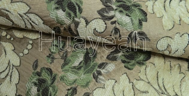chenille flower sofa fabric