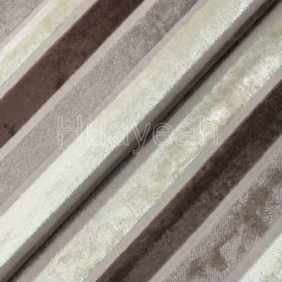 striped velvet upholstery fabric