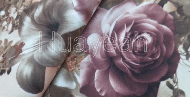 floral velvet fabric print