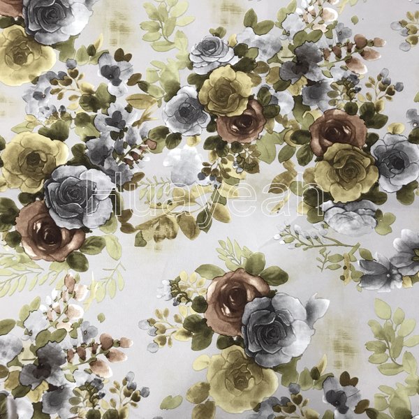 flower design velvet sofa fabric