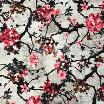 new velvet flower fabric for sofa