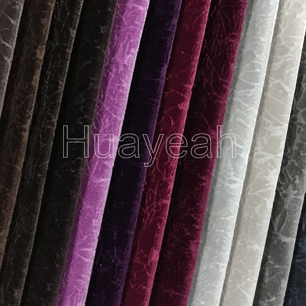 embossed polyester velvet
