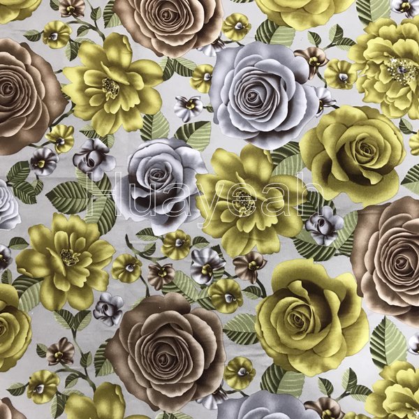 velvet flower fabric